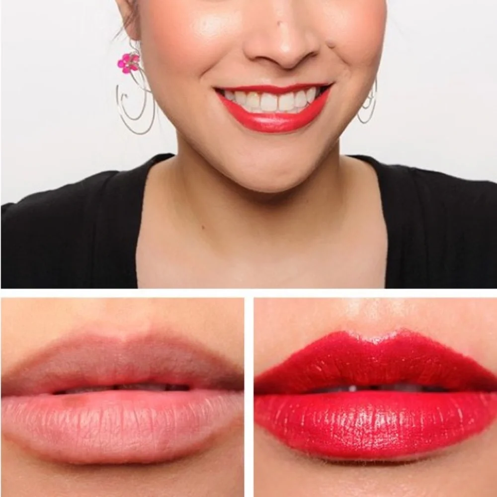 MAC Lipglass Viva Glam Rihanna Red Metallic Frost Finish Lip Gloss New In Box